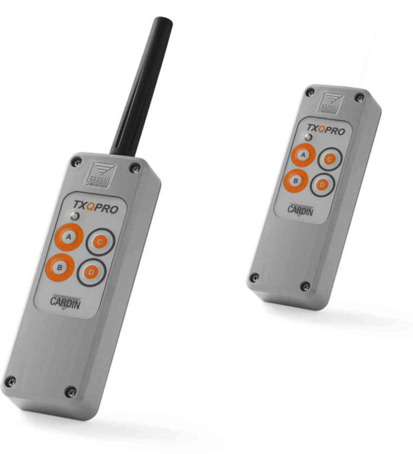 TXQPRO504-4A TELECOMANDO S504 a 4 funzioni 433MHz con antenna esterna