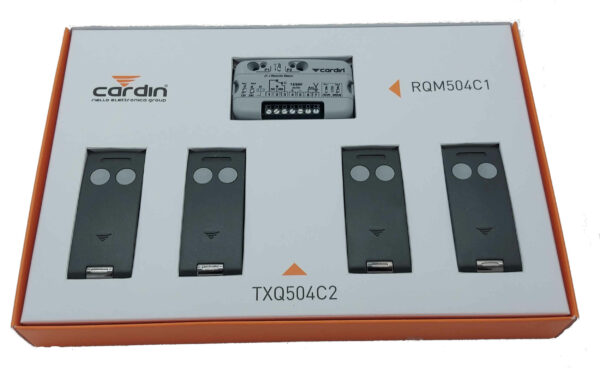 KT-RQM504C1 TXQ504C2 ricevente e telecomandi CARDIN serie 504 433MHz