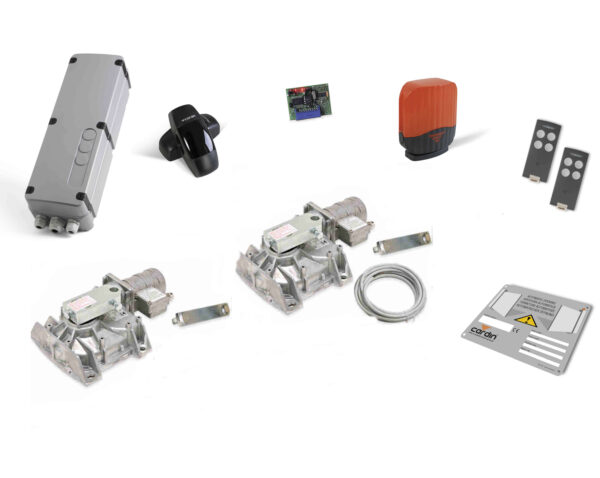 KT-HLXCORE24CC HLXCORE24 KIT HLXCORE24 UNDERGROUND MOTOR KIT WITH CC242EXTOPCB CDR999 504 SERIES REMOTE CONTROLS FOR SWING GATES